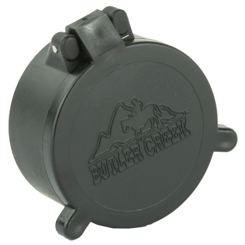 BUTLER CREEK/REVELYST Butler Creek 30170 Flip-Open Objective Scope Cover 40.90mm Obj. Size 17 Black Polymer