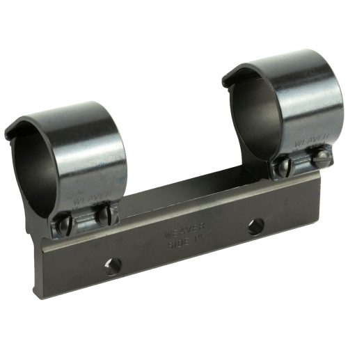 WEAVER/RCBS Weaver Mounts 49350 Detachable Side Mount 1" High Bracket Scope Mount/Ring Combo Black