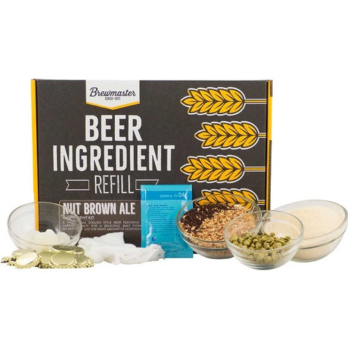 Nut Brown Ale Beer Brewing Kit (1 gallon)