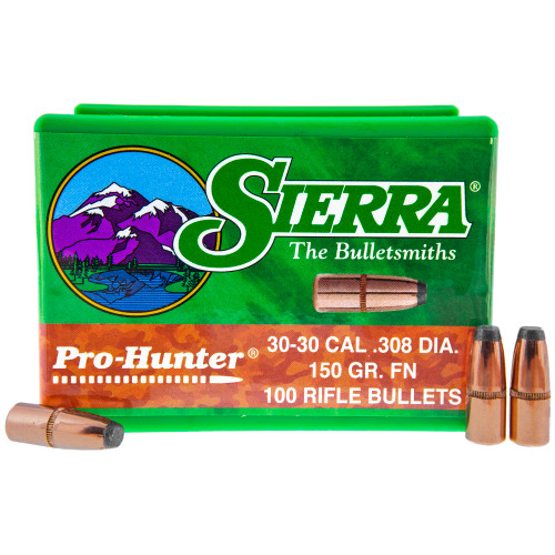 Sierra 2000 Pro-Hunter  30Cal 150gr Flat Nose 100/Box