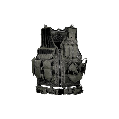 LEAPERS INC (UTG) UTG PVCV547BT Tactical Vest OSFA Black Polyester