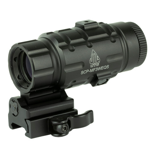 LEAPERS INC (UTG) UTG SCPMF3WEQS 3x Magnifier  Black Anodized 37 mm
