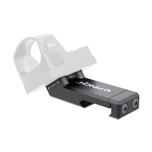 VIRIDIAN GREEN LASERS Viridian 9820036 PINCH Adjustable 35 Degree Offset Mount with Shield RMSc Adapter  Black Anodized