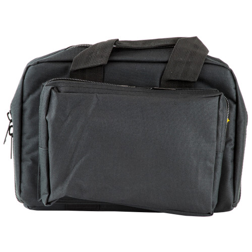 US PeaceKeeper P21105 Mini Range Bag Water Resistant Black 600D Polyester with 8 Mag Pockets, Lockable Zippers & Wraparound Handles 12.75" L x 8.75" H x 3" D Exterior Dimensions