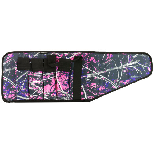 BULLDOG CASE COMPANY Bulldog MDG1038 Extreme Tactical  38" Muddy Girl Camo Water-Resistant Nylon, Black Trim, Tricot Lining, 4 External Velcro Magazine Pouches, Soft Padding