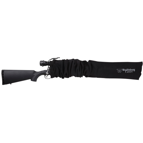 BULLDOG CASE COMPANY Bulldog BD152 Gun Sock  52" Oversized Scoped Rifle  Moisture Resistant Black