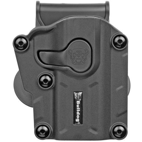 BULLDOG CASE COMPANY Bulldog MX001 Max Multi Fit OWB Black Polymer Paddle Fits Sig P250/P320 Fits S&W M&P 9/40/45 Fullsize Right Hand