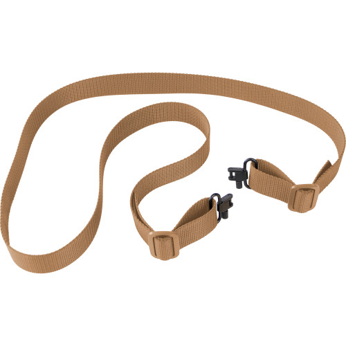 BULLDOG CASE COMPANY Bulldog BD831 Two Point Gun Sling w/Deluxe Locking Swivels Tan