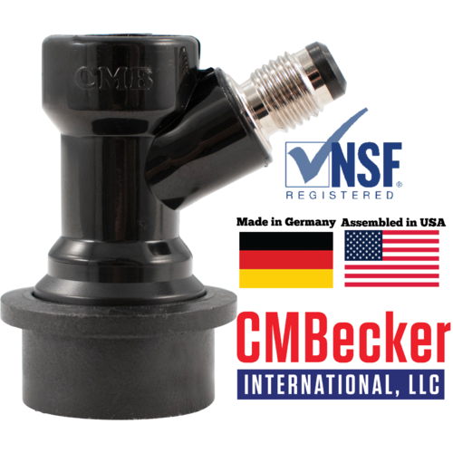 CM Becker Ball Lock Quick Disconnect (QD) Beverage Out - Flare