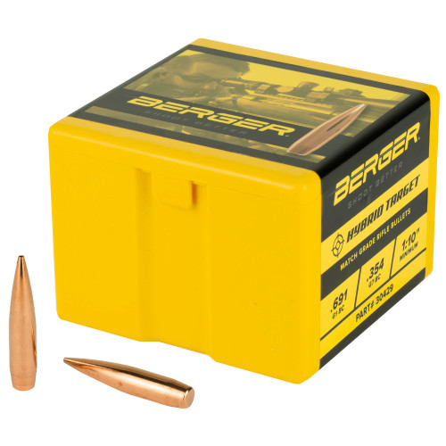 Berger Bullets BERGER .30 215GR HYBRID TARGET 100CT