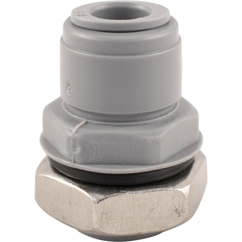 Duotight Push-In Bulkhead - 9.5 mm (3/8 in.) x 1/2 in. BSP