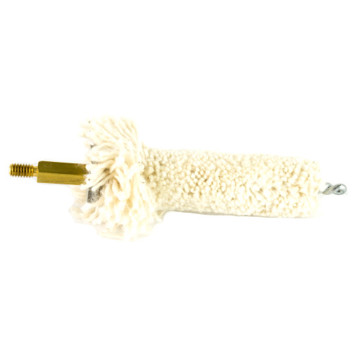 PRO SHOT PRODUCTS Pro-Shot MPCH30 Chamber Mop Military Style .30/ .308/ 7.62x51mm NATO AR Platform #8-32 Thread 100% Cotton Mop Brass Core