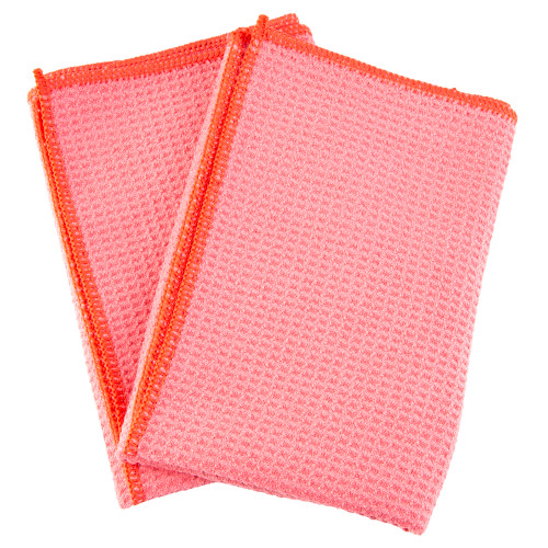 KLEENBORE INC KleenBore MCR Microfiber Waffle Weave 16" x 16" 2 Pack