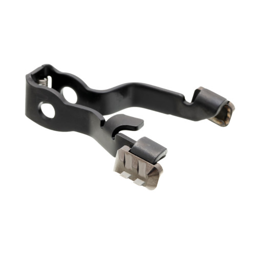 Tyrant CNC TDGSTOP5G Extended Slide Release  9mm Glock Gen5 Gray 6061 Aluminum