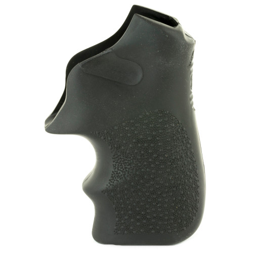 HOGUE COMBAT GRIPS INC Hogue 78020 Tamer  Cushion Black Rubber Grip with Finger Grooves for Ruger LCR, LCRx