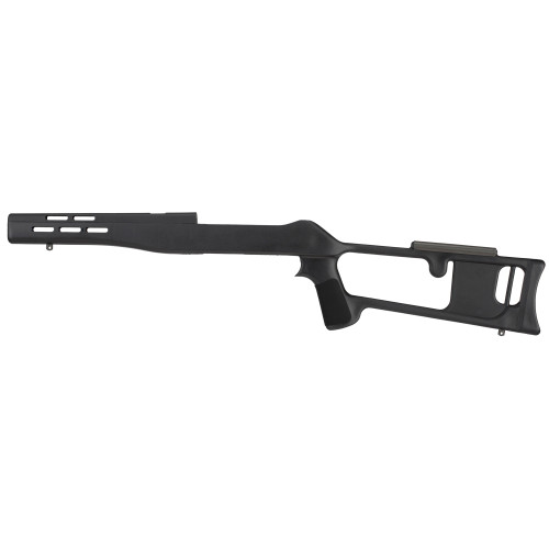 ADVANCED TECHNOLOGY INTER Advanced Technology RUG3000 Fiberforce Rifle Stock Fixed Thumbhole Black Synthetic for Ruger 10/22 (Non-Takedown Models)