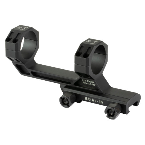 Sig Sauer Electro-Optics SOA20014 Alpha MSR Scope Mount/Ring Combo Black Anodized Aluminum 30mm Tube, 1913 Picatinny Rail Mount