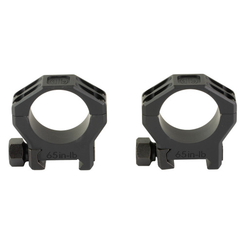 Sig Sauer Electro-Optics SOA63002 Alpha 6 Scope Ring Set Black Stainless Steel 30mm Tube Medium