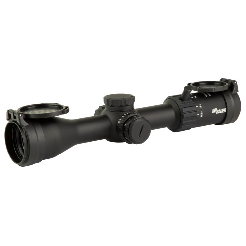 Sig Sauer Electro-Optics SOW42004 Whiskey4  Black 2.5-10x 42mm 30mm Tube Illuminated Hellfire Quadplex Reticle