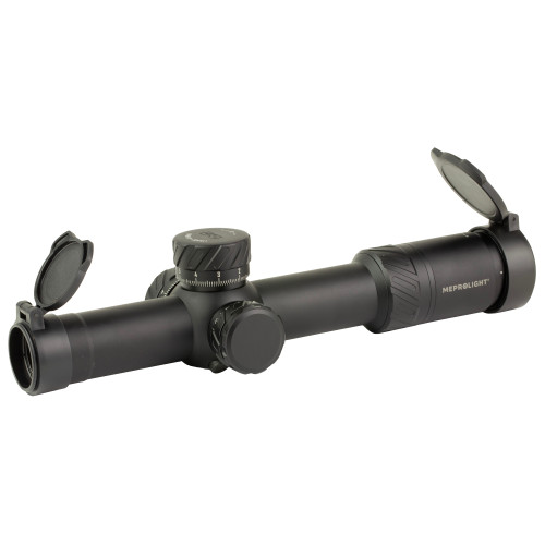 MEPRO USA LLC Meprolight USA 901245701 MVO  Matte Black Anodized 1-8x28mm 34mm Tube, Illuminated M1 MRAD Etched Green/Red Reticle