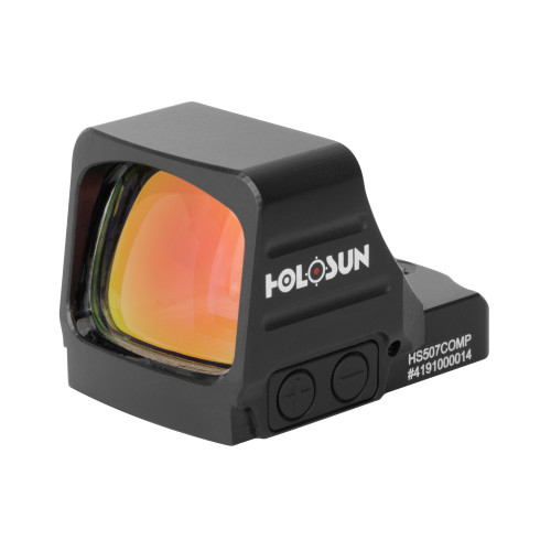 HOLOSUN TECHNOLOGIES INC Holosun HS507COMP 507  Black Anodized 1 x 1.1" x 0.87" Red CRS Reticle