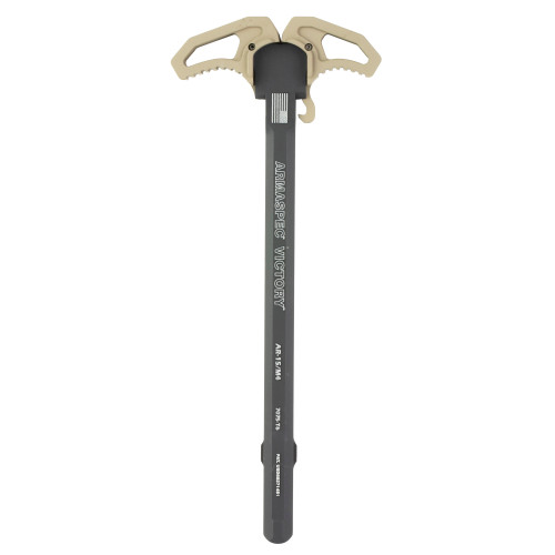 Armaspec ARM161-FDE Victory Charging Handle Flat Dark Earth Aluminum Ambidextrous Hand