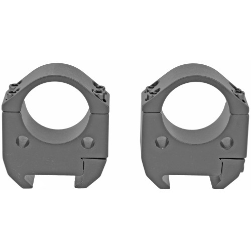 TALLEY MANUFACTURING INC Talley TMS10H Modern Sporting  Black Anodized Aluminum 1" Tube High Picatinny Rail 0 MOA