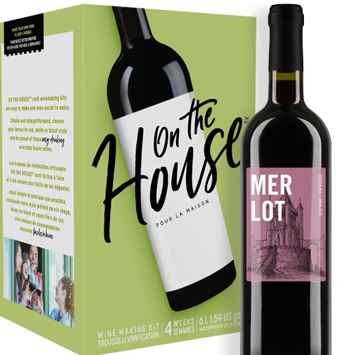 Merlot Style Wine Making Kit - On The House™