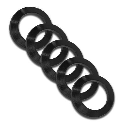 GROVTEC USA INC GrovTec US Inc GTHM319 Crush Washer  223 Cal Black Nitride Steel 1/2"-28 tpi Rifle 5 Per Pack