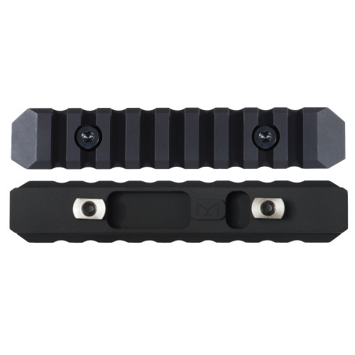 Seekins Precision 0010560081 M-LOK Rail Section 9 Slots  Black Anodized