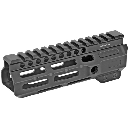 MIDWEST INDUSTRIES INC Midwest Industries MICRM6 Combat  Black Hardcoat Anodized 6061-T6 Aluminum 6" Picatinny/M-LOK