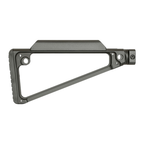 MIDWEST INDUSTRIES INC Midwest Industries MITRIF Triangle Fixed Stock Black 6061 Aluminum