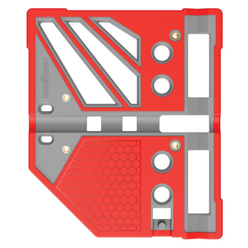 Real Avid AVMBBPRO Master Bench Block Pro Gray/Red Durable Resin Compatible w/ Pistols/Long Guns