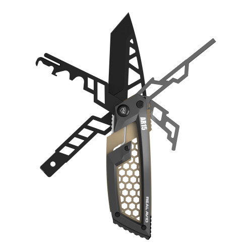 Real Avid AVGTEAR Gun Tool Edge AR-15 Stainless Steel AR-Platform 2.60" Tanto