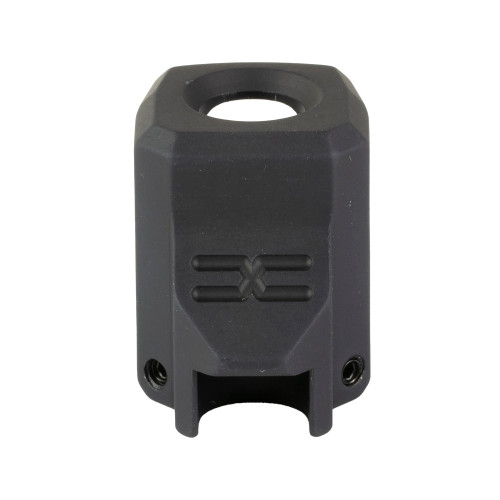 Faxon Firearms FFPACOMPSSS01 EXOS-525 Compensator Black Nitride 6061 Aluminum 1/2"x28 Threads 1.125" OAL Compatible w/ Sig Sauer P365/P365 XL