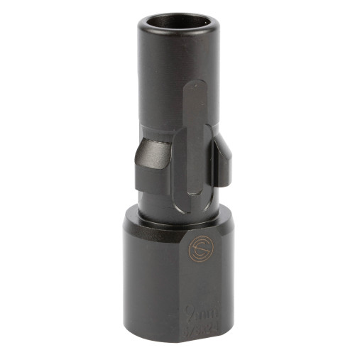 SilencerCo AC2609 3-Lug Muzzle Device 9mm Luger 5/8"-24 tpi