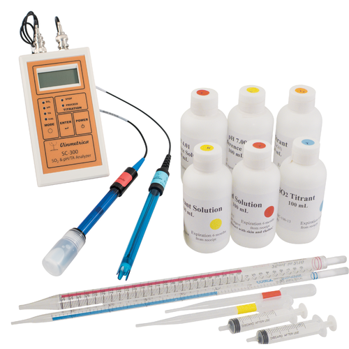 Vinmetrica SC-300 SO2, pH & TA Analyzer Kit