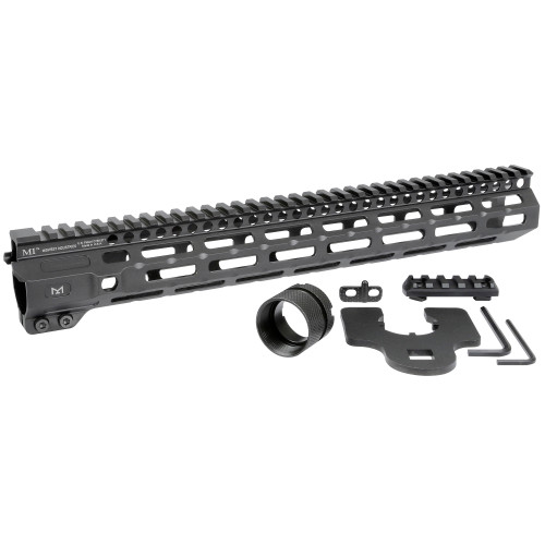 MIDWEST INDUSTRIES INC MICRM14 M-Series AR-15 6061 Aluminum Black Hard Coat Anodized 14"