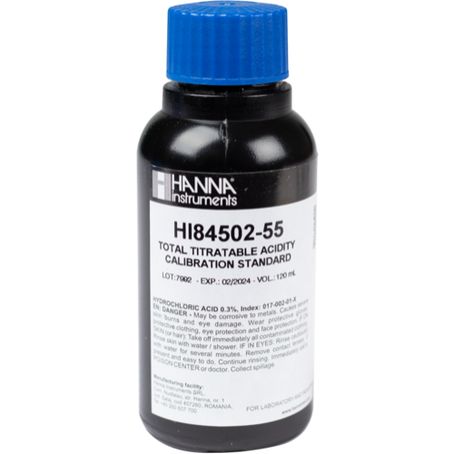 Hanna Calibration Standard for MT694 - 120mL (Hanna# HI 84502-55)