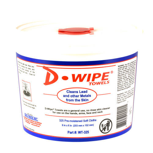 D-Lead D-WIPE TOWELS 2-325 CT TUBS