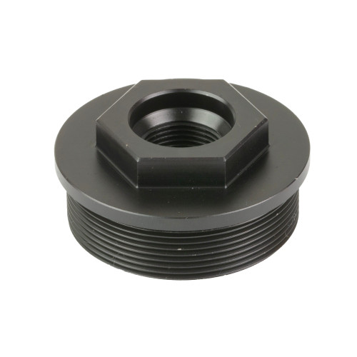 CMMG INC CMMG 11DB017 Zeroed HUB Mount Fits 1/2"x28 Stainless Steel Black