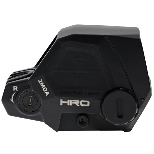CRIMSON TRACE CORPORATION Crimson Trace 0101810 HRO  Black Anodized 1x36.50mm 2 MOA Red Dot Reticle