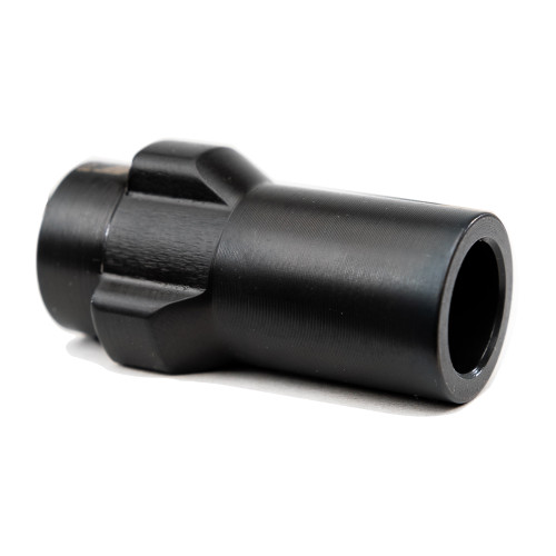 Angstadt Arms AA093LSD28 3-Lug Muzzle Adapter Black Nitride Hardened Steel 1/2x28 Threads 1.42" 9mm Luger