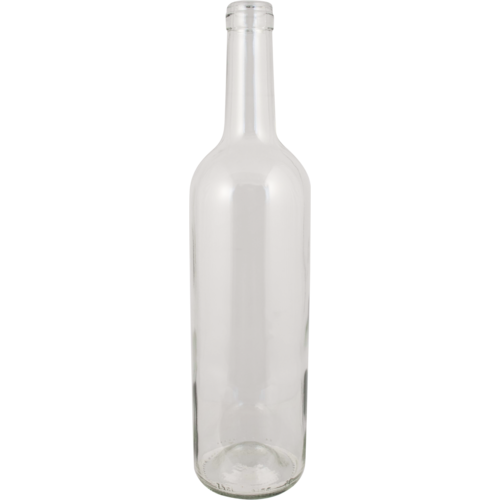 750 mL Clear Bordeaux Core Wine Bottles - Case of 12