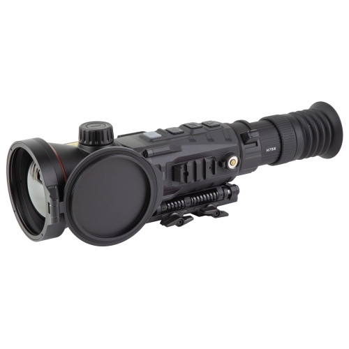 IRAY USA LLC iRay USA RICO2H75R RIco 2 H75R LRF Thermal Weapon Sight Black 4x75mm Multi- 1 DIY/1 Dynamic/6 Static Reticle, 640x512, 12 Microns, 60 Hz Resolution, Zoom Digital 8x