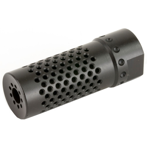 Spikes Tactical SBV1017 Dynacomp Extreme Muzzle Brake Black Nitride 416R Stainless Steel with 1/2"-28 tpi Threads & 2.25" OAL for 5.56x45mm NATO
