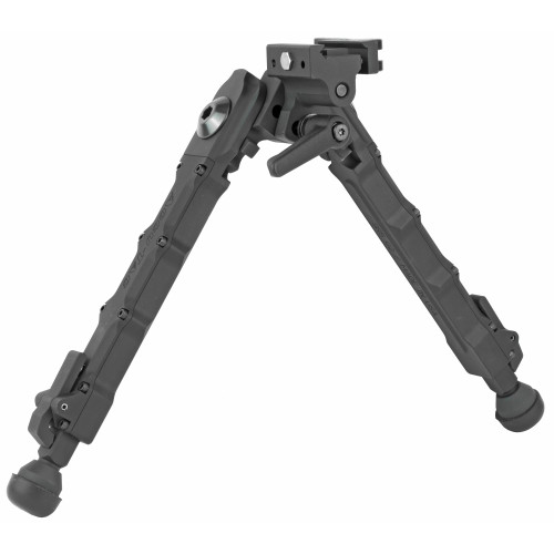 ACCU-TAC LLC Accu-Tac SRBG200 SR-5 G2 Bipod 6.25"-10.75" Adjustment Black Hardcoat Anodized 6061-T6 Aluminum