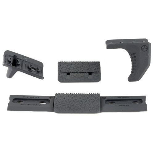 MAGPUL INDUSTRIES CORP Magpul MAG608-GRY Hand Stop Kit M-LOK AR-Platform Compatible w/ M-LOK Gray Polymer