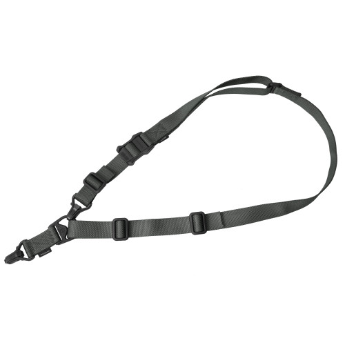 MAGPUL INDUSTRIES CORP Magpul MAG514GRY MS3 Gen2 Sling Gray Nylon 48"-60" OAL Adjustable One-Two Point Rifle