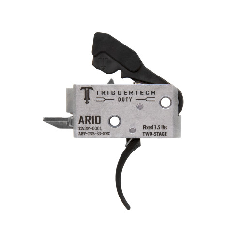 TriggerTech AHTTDB33NNC Duty  Curved Trigger Two-Stage 3.50 lbs Draw Weight Fits AR-10